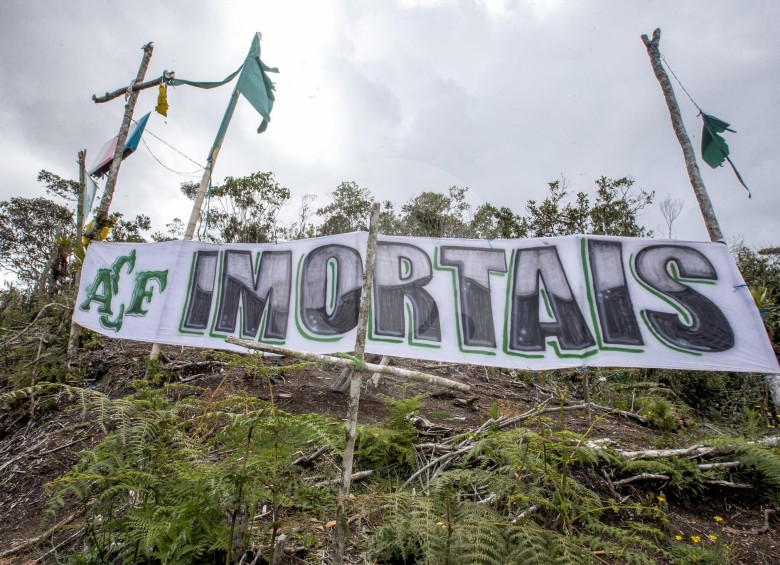 El Cerro Gordo, del municipio de La Unión (Oriente antioqueño) fue el escenario de esta tragedia aérea que enlutó a dos naciones y en general al mundo del fútbol. FOTO Juan Antonio sánchez