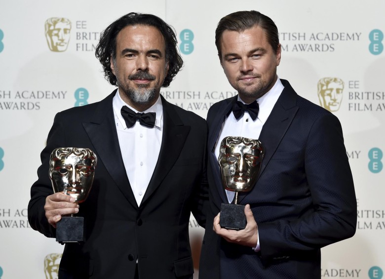 Alejandro González Iñárritu y Leonardo DiCaprio ganaron este domingo en los Bafta. FOTO Reuters