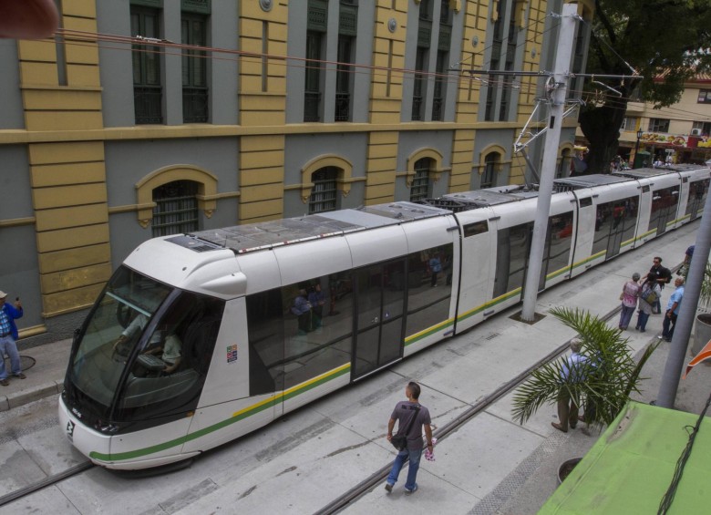 El tranvía es el quinto modelo de transporte que se vincula al sistema masivo de Medellín. FOTO: ROBINSON SÁENZ VARGAS