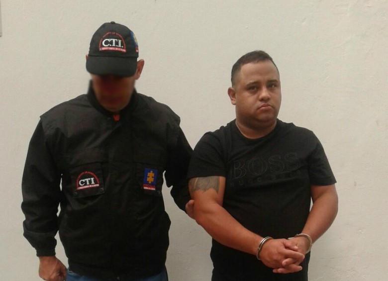David Esteban Quiroz González, sindicado de secuestrar y abusar de una menor de 12 años en Bello. FOTO CORTESÍA FISCALÍA