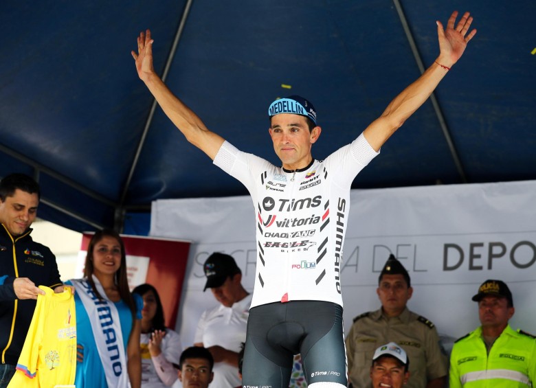 Óscar Sevilla, virtual campeón de la Vuelta a Ecuador que termina este sábado. FOTO EFE
