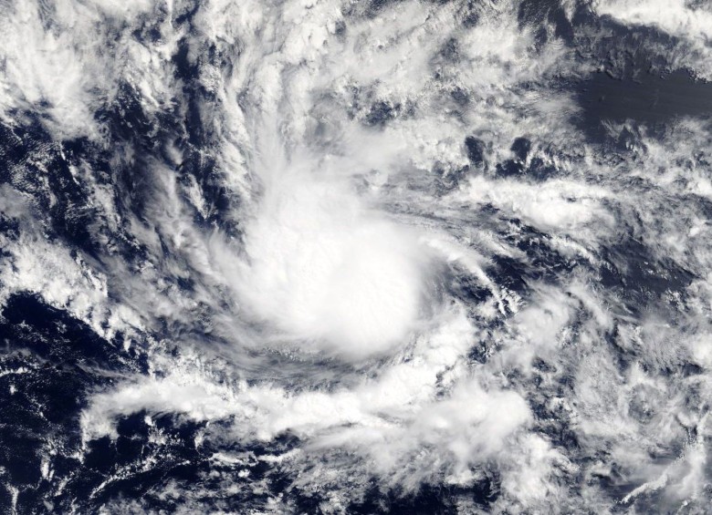 Imagen de la Nasa que muestra la formación del huracán Beryl. FOTO: EFE