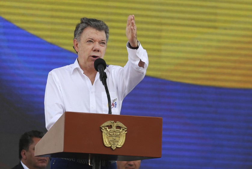 El presidente de la República, Juan Manuel Santos. FOTO AP