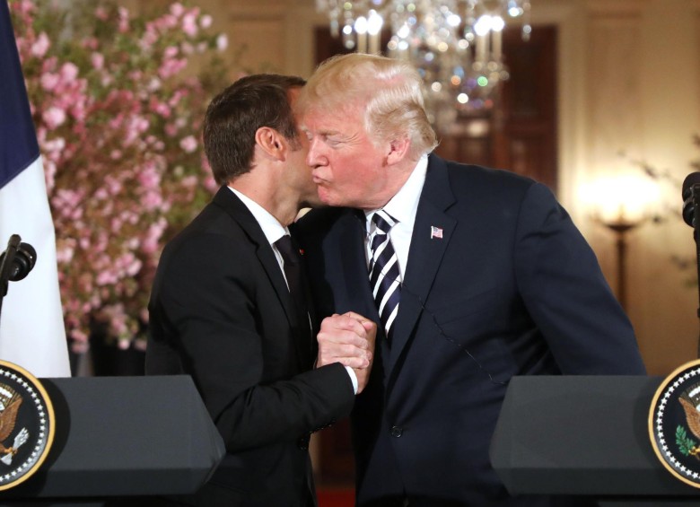 La reunión Trump -Macron es política local 