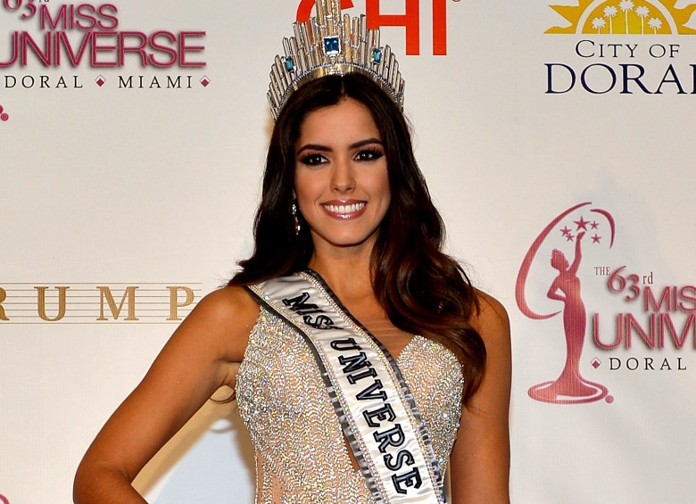 Miss Universo, Paulina Vega Dieppa. FOTO ARCHIVO