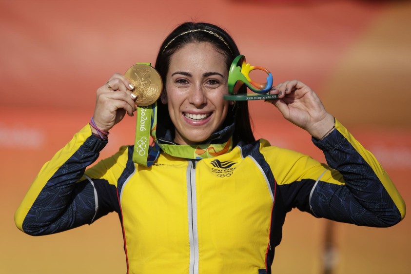 Mariana Pajón logró en Río 2016 su segundo oro olímpico. FOTO Colprensa