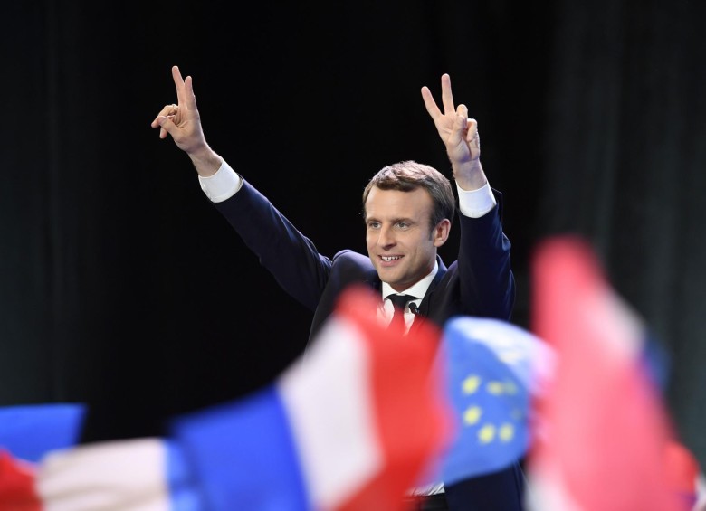 Emmanuel Macron, candidato presidencial en Francia. FOTO AFP