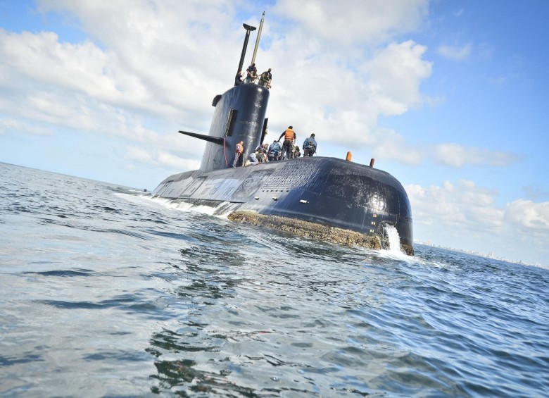 Aún no hay pistas del paradero del submarino argentino. FOTO EFE