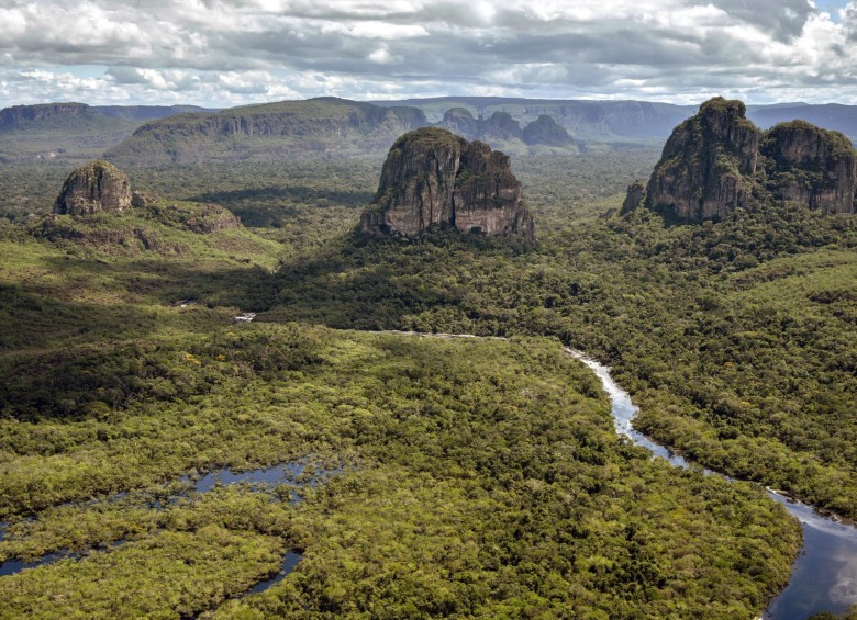 Serranía de Chiribiquete en el Amazonas. FOTO AFP: GUILLERMO LEGARIA