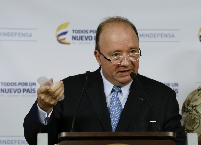 El ministro de Defensa, Luis Carlos Villegas. Foto: Colprensa. 