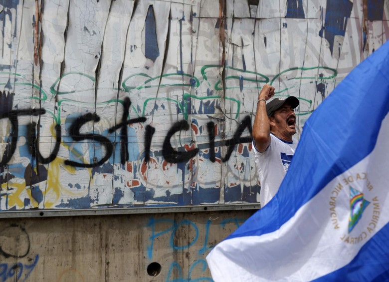 Protestas en Nicaragua. FOTO: AFP