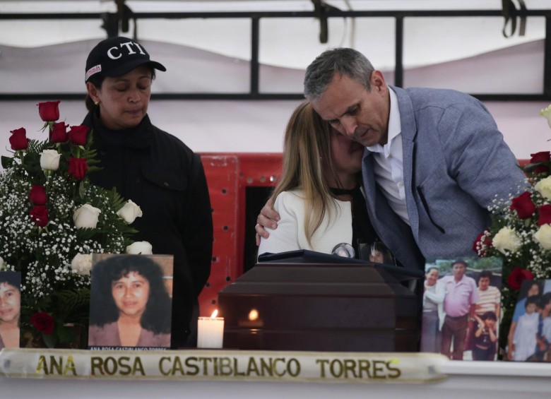Caludia Castiblanco, hija de Ana Rosa Castiblanco, manifestó que el Estado no protegió a su madre. FOTO: Colprensa 