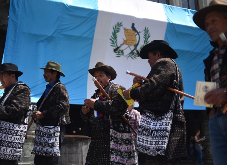 Indígenas de Sololá piden renovar mandato anticorrupción de Guatemala con la ONU. FOTO afp
