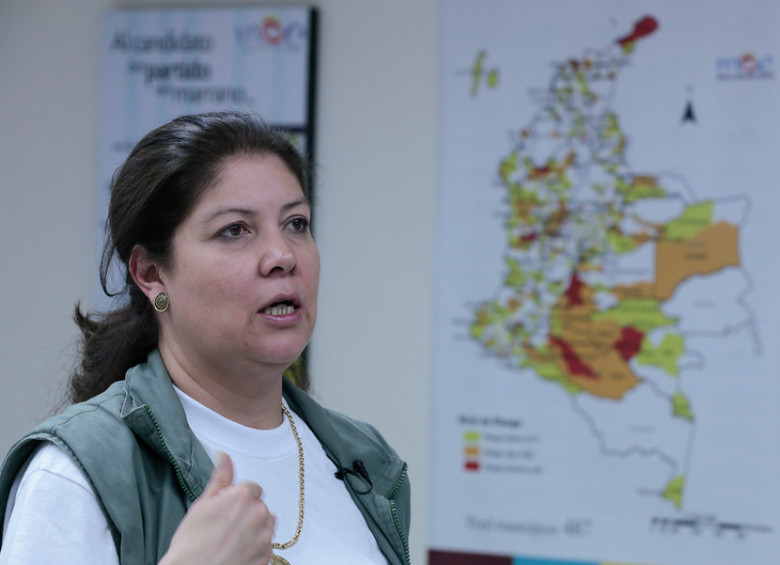 Alejandra Barrios, directora de la Misión de Observación Electoral (MOE). FOTO COLPRENSA.
