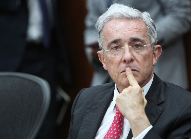 Álvaro Uribe, expresidente y senador del Centro Democrático. FOTO COLPRENSA