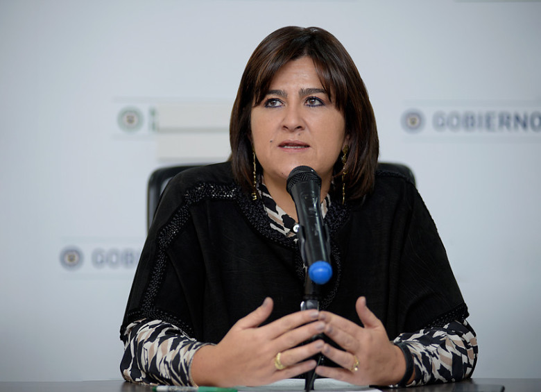María Lorena Gutiérrez, ministra de Comercio, Industria y Turismo, ha liderado los avances. FOTO Colprensa