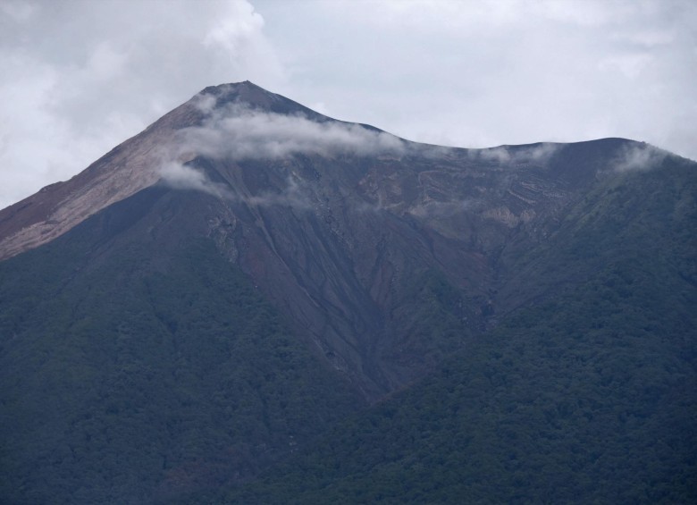 Volcán de fuego en Guatemala. FOTO: AFP