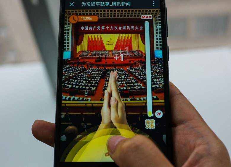 La aplicación se convirtió en un fenómeno viral en China. Foto: AFP