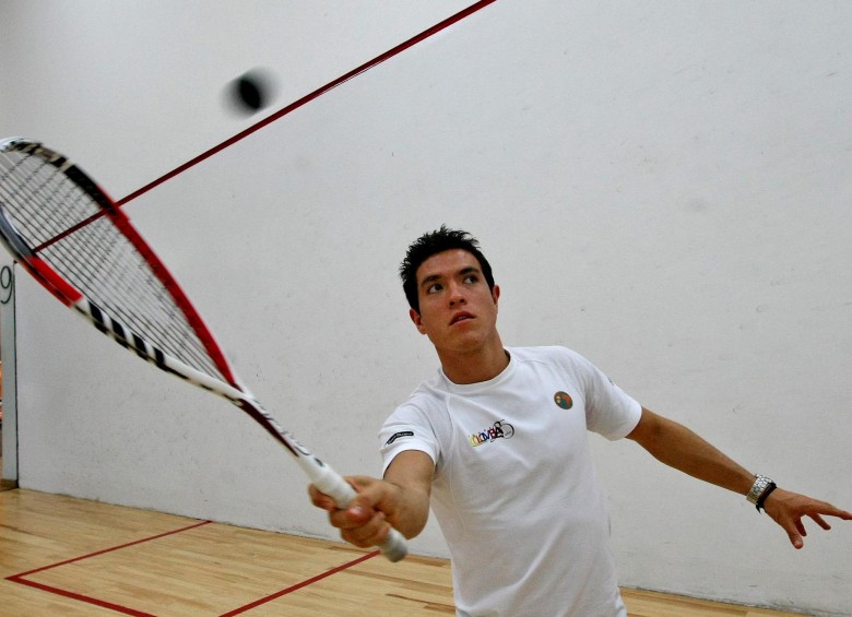 Miguel Ángel Rodríguez, figura indiscutible del squash mundial. FOTO juan antonio sánchez