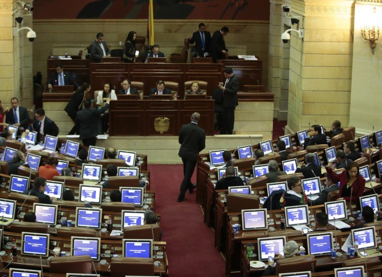 Cámara de Representantes de Colombia. FOTO Colprensa
