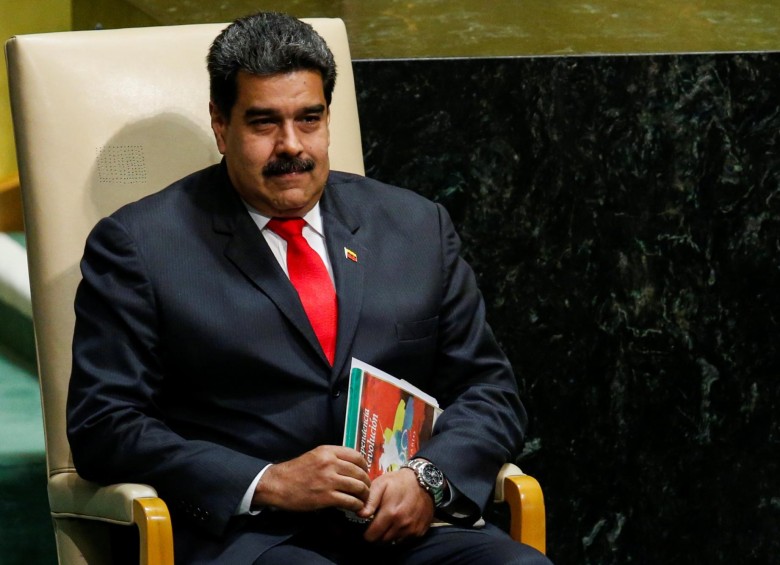 Nicolás Maduro, presidente de Venezuela, durante su participación en la Asamblea General de la ONU. FOTO Reuters