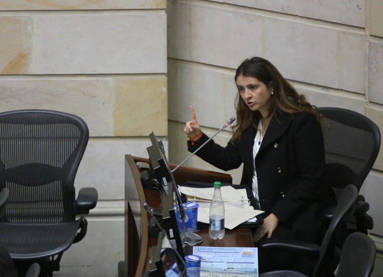Paloma Valencia, senadora del Centro Democrático. FOTO COLPRENSA