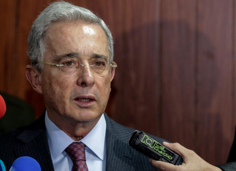 Álvaro Uribe Vélez, senador del Centro Democrático. FOTO Colprensa. 