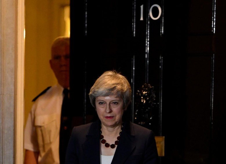 Theresa May, primera ministra británica. FOTO: REUTERS