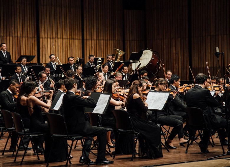 La Orquesta Filarmónica de Medellín tiene este sábado su cuarto concierto de temporada. Foto Cortesía Filarmed.