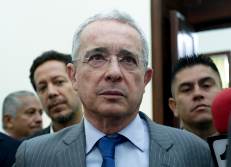 El expresidente, Álvaro Uribe Vélez salió en defensa del gobierno de Iván Duque. FOTO: Colprensa
