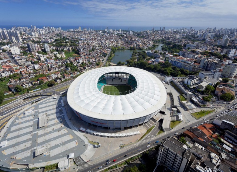 El Arena Fonte Nova fue reconstruido desde sus cimientos con una inversión de 480 mil millones de pesos. FOTO AP