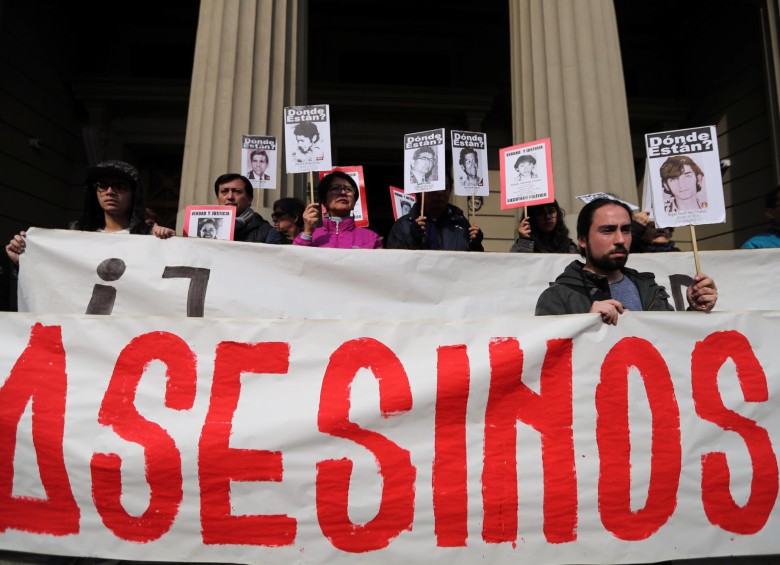 Protestas en Chile por liberación de presos de la dictadura. FOTO: REUTERS