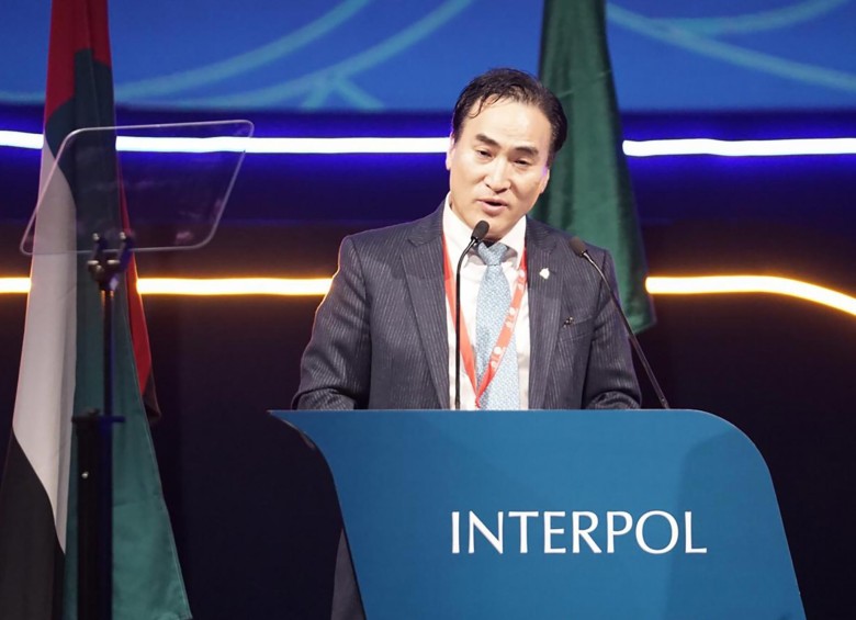 Kim Jong-yang, nuevo presidente de Interpol, estuvo al frente de la organización de forma provisional desde la salida de Meng Hongwei en octubre FOTO afp