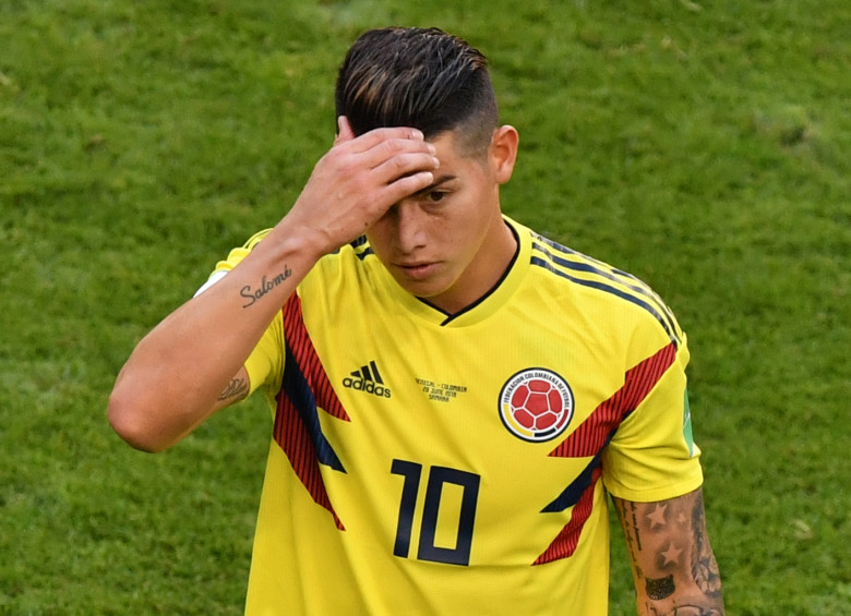 James Rodríguez. Foto: AFP. 