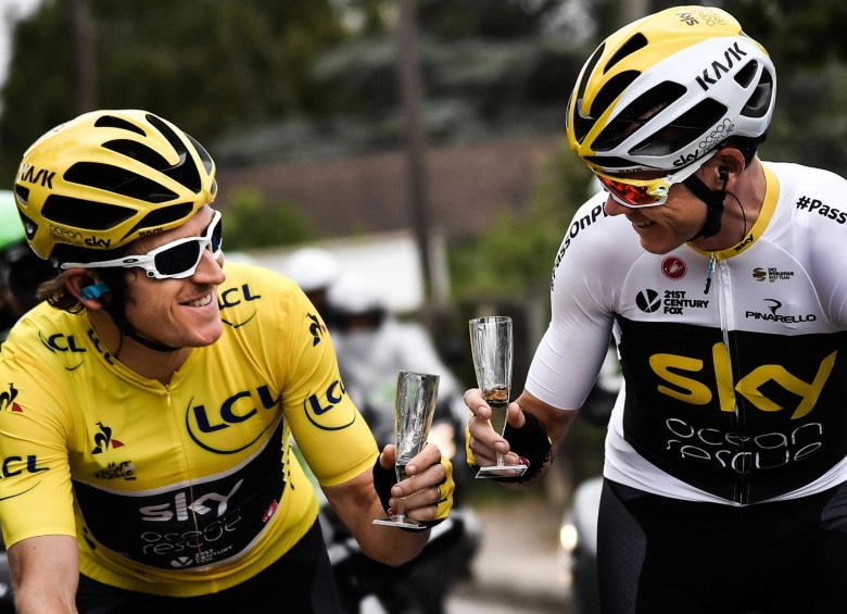 Thomas y Froome, una llave perfecta para ganar el Tour-2018. FOTO AFP