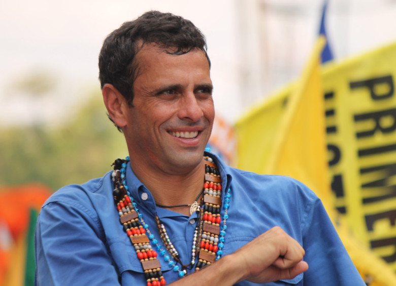 Henrique Capriles dijo que será el mismo pueblo el que pida en las calles un cambio político. FOTO ARCHIVO