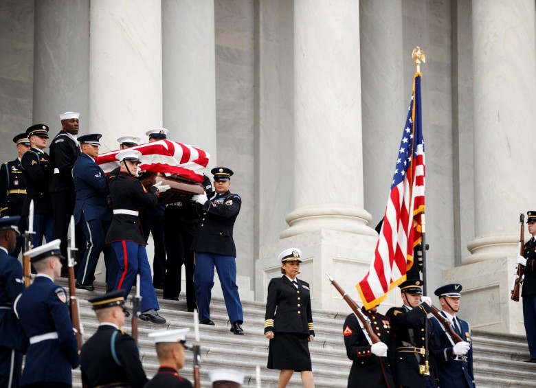 El emotivo discurso de George W. Bush en el funeral de su padre