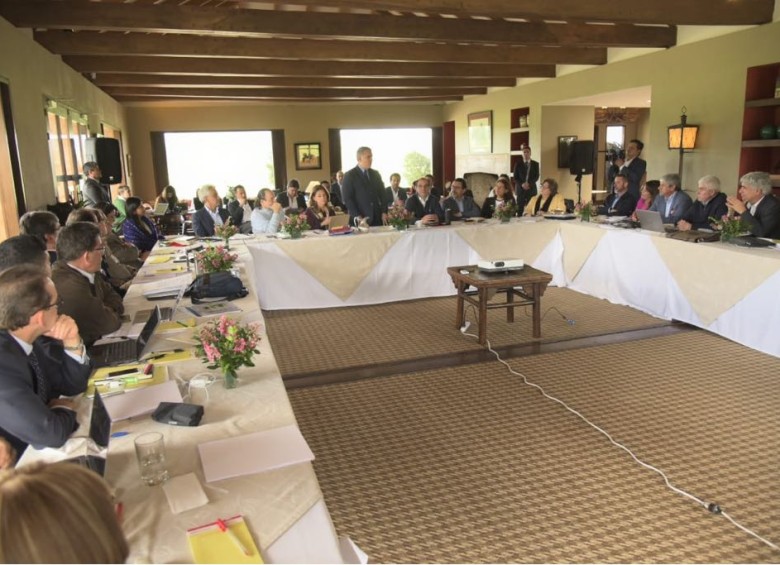 Primer consejo de ministros de Iván Duque realizado hoy, en Bogotá. FOTO: CORTESÍA