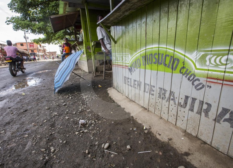 Belén de Bajirá se lo han disputado desde hace 17 años Mutatá, en Antioquia, y Riosucio, en Chocó. Foto: Esteban Vanegas 