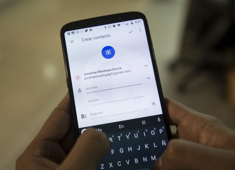 La app de contactos de Google, en Android, es desde donde se gestiona esta información tan valiosa para los usuarios de smartphones. FOTO Santiago Mesa