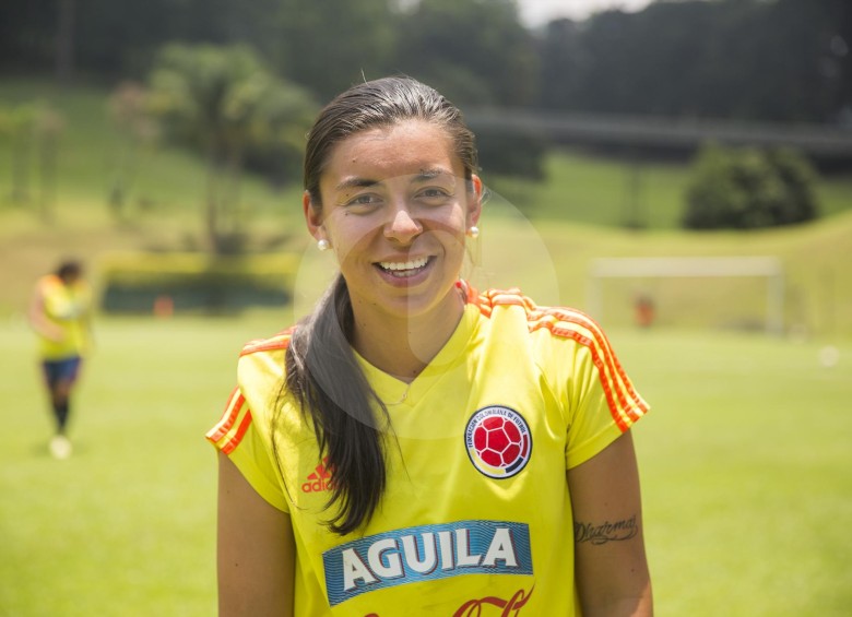 Yoreli Rincón, jugadora del Atlético Huila. FOTO CARLOS VELÁSQUEZ