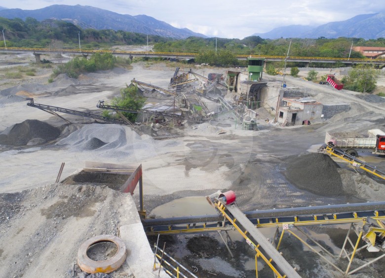 La cantera Agregados El Tonusco mueve, en promedio, 800 metros cúbicos de material. Foto Juan David Úsuga