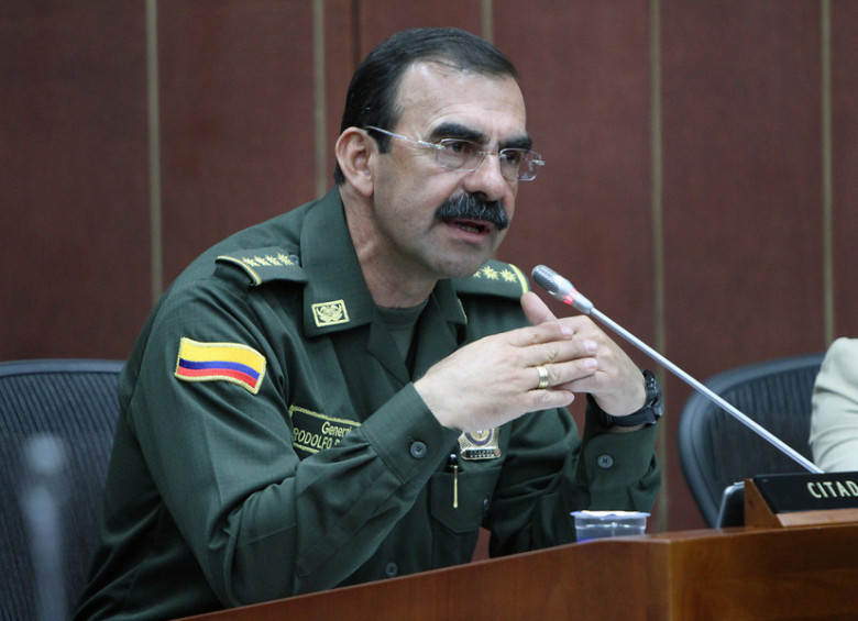 El director de la Policía Nacional, general Rodolfo Palomino. FOTO COLPRENSA