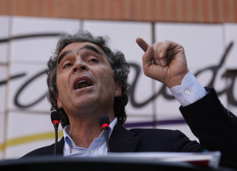 El candidato a la presidencia Sergio Fajardo. FOTO:COLPRENSA.