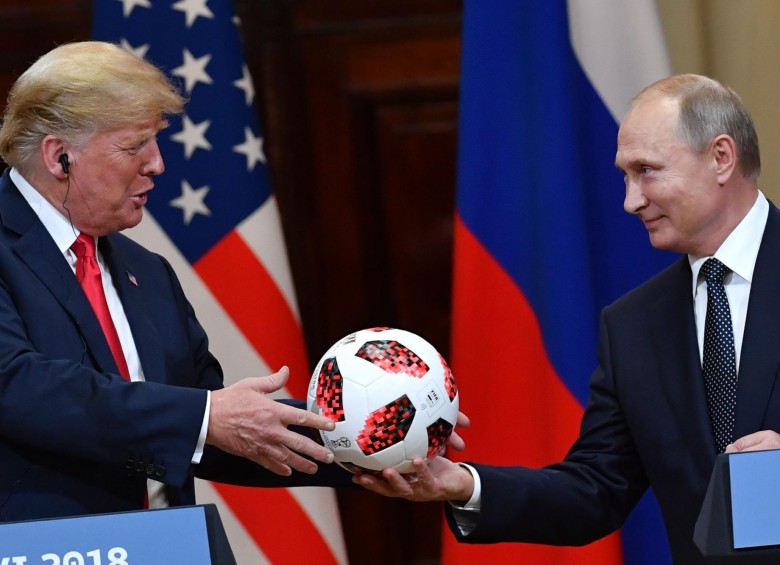 Trump y Putin. FOTO AFP