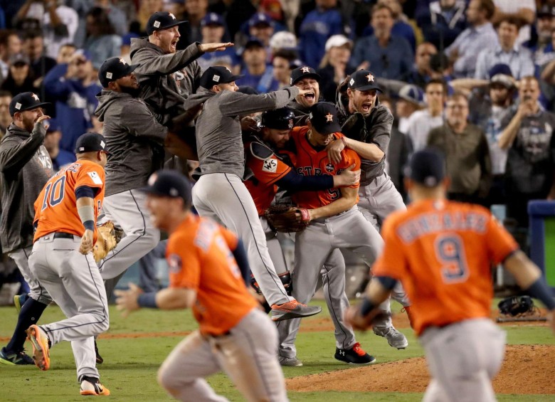 Astros venían de vencer a los Yankees de Nueva York en la final de la Liga Americana. FOTO AFP