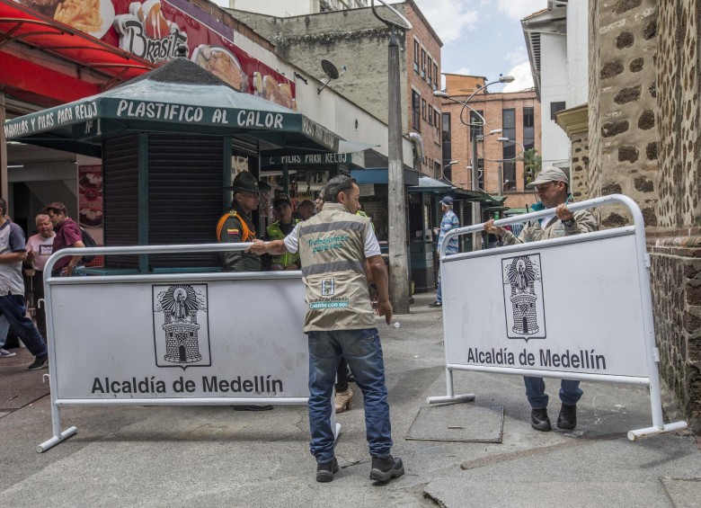 Operativos de espacio público seguirán toda la semana en el centro de Medellín