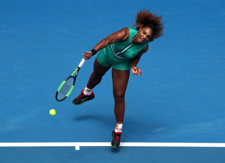 Serena Williams emprendó en Australia el camino en procura de su título 24 de Grand Slam y octavo en Melbourne. FOTO Reuters