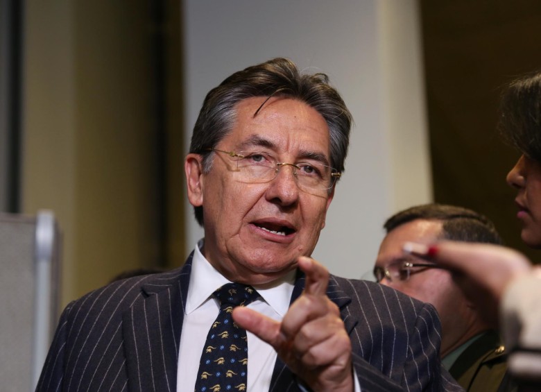 El fiscal general de la NAción, Nestor Humberto Martínez, radicó un proyecto en el Congreso para endurecer las penas contra expendedores de drogas. FOTO: Colprensa