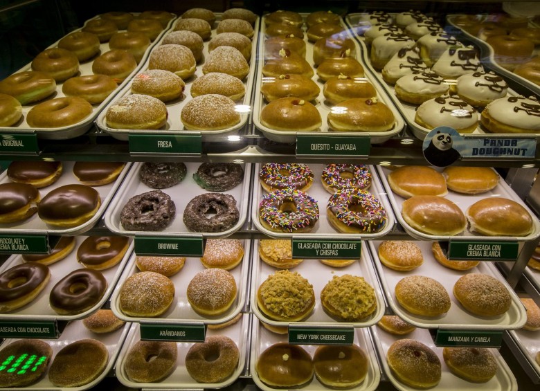 En 2016 se inauguró en el Centro Empresarial Milla de Oro la primera tienda de las donas estadounidenses Krispy Kreme. Foto: Julio César Herrera Echeverri